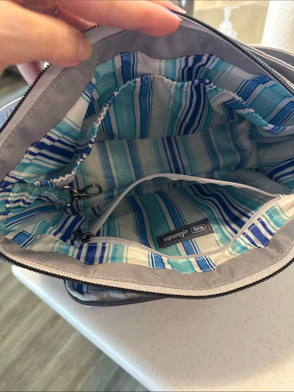 Lug Samba, light grey/blue stripes interior - Picture 5 of 10